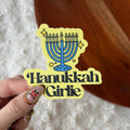 Hanukkah Girlie Sticker
