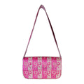 Pink Bows Beaded Shoulder Bag
