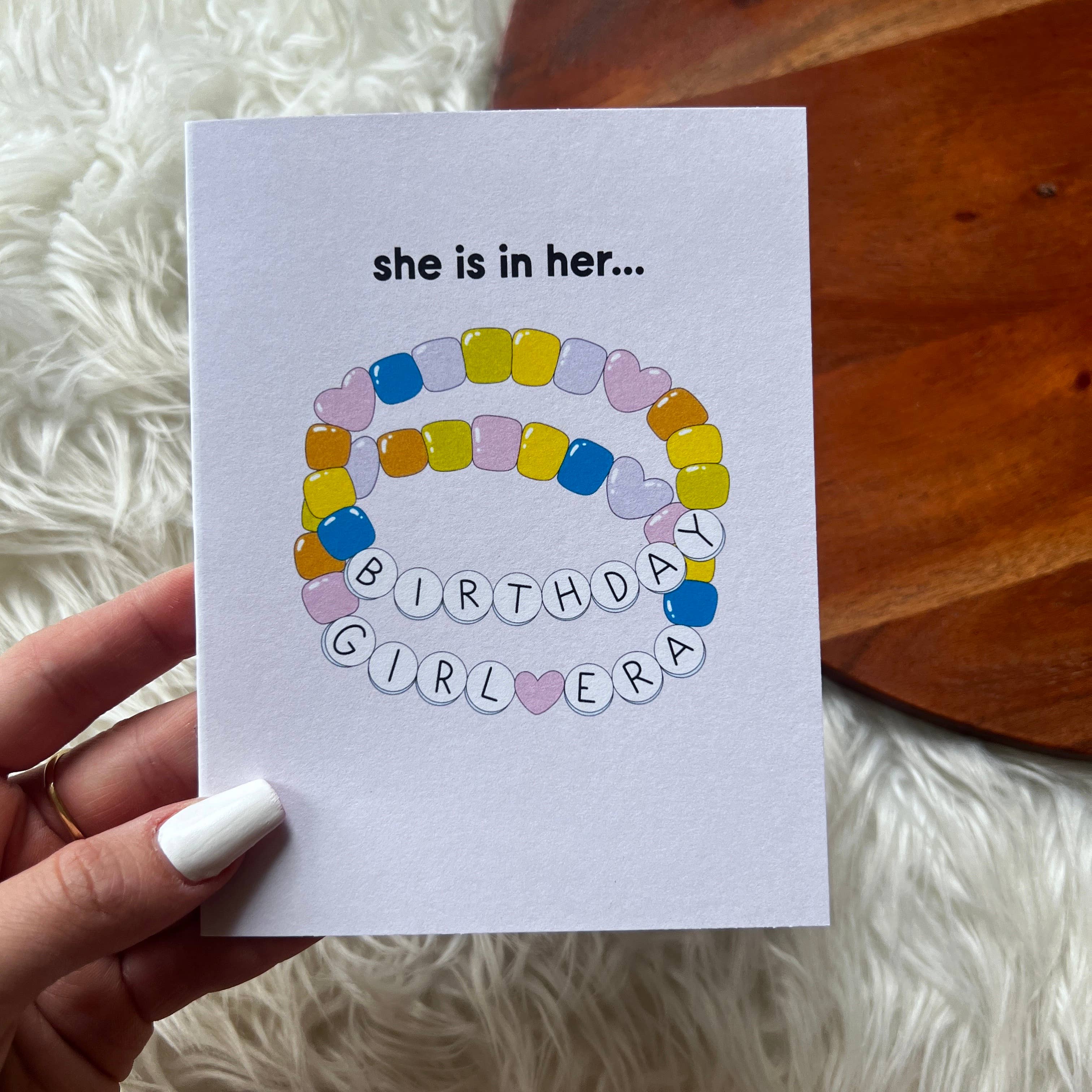 Birthday Girl Era Birthday Card