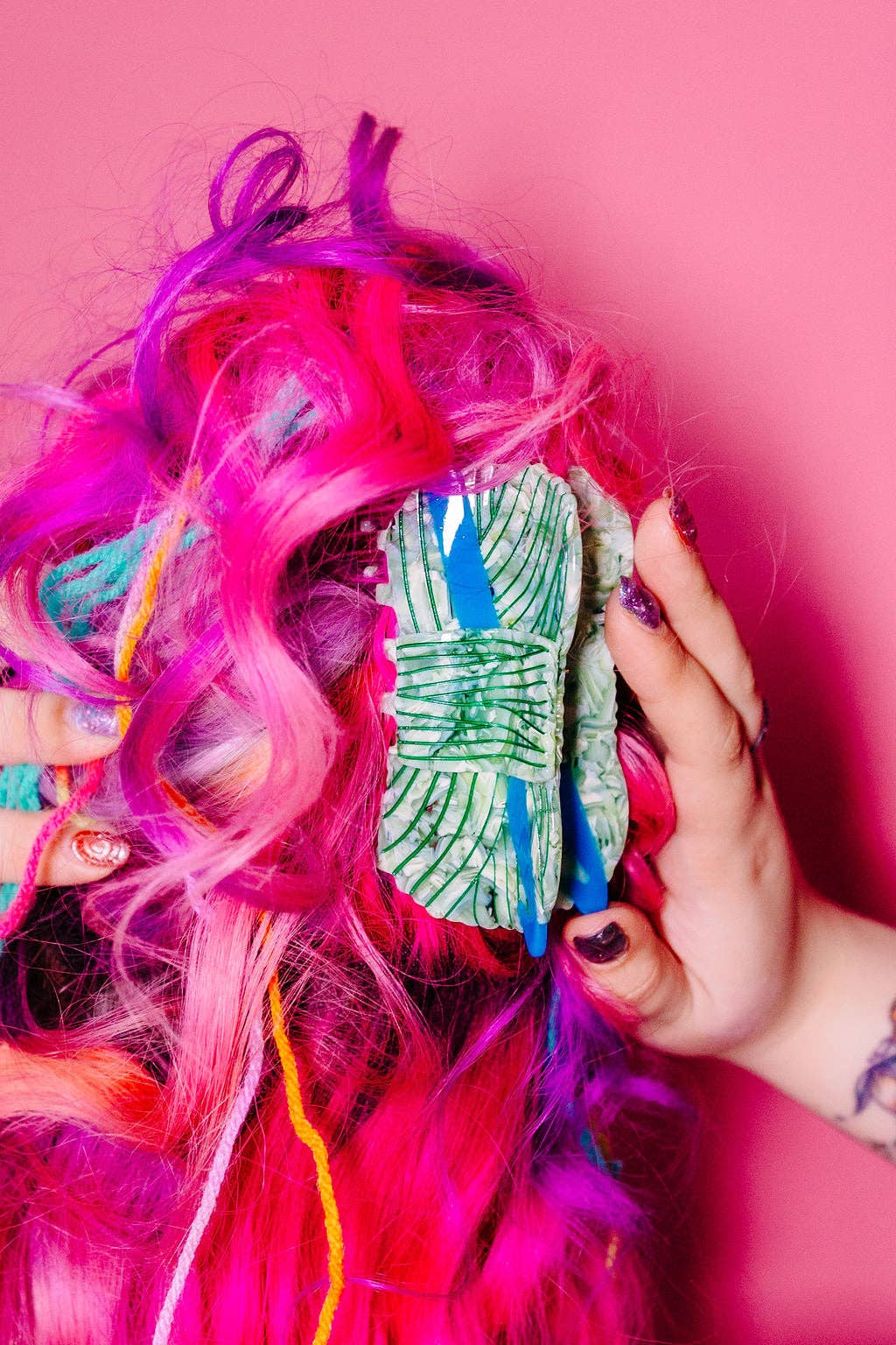 Crochet Needle Hair Claw