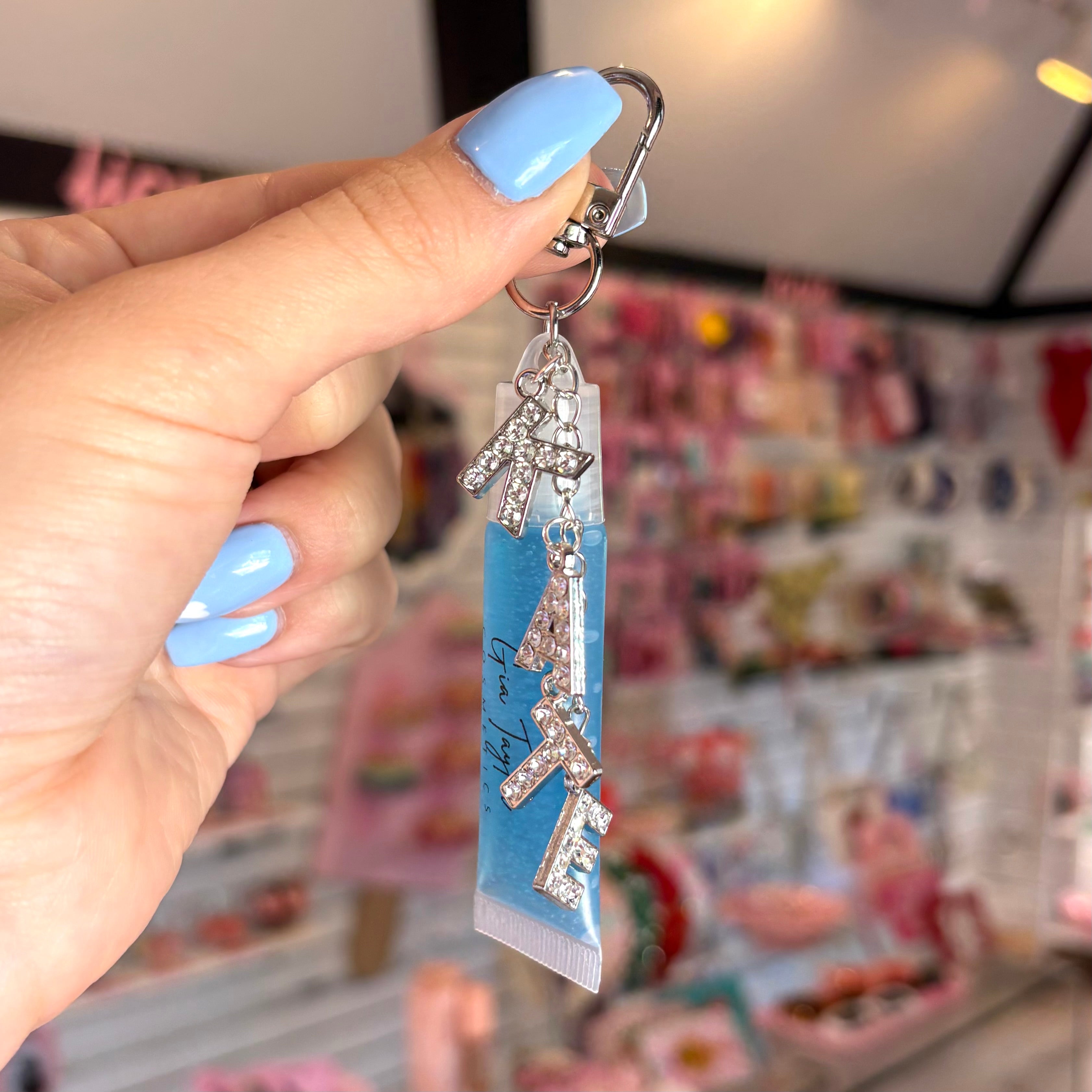Custom NAME Charm Gloss