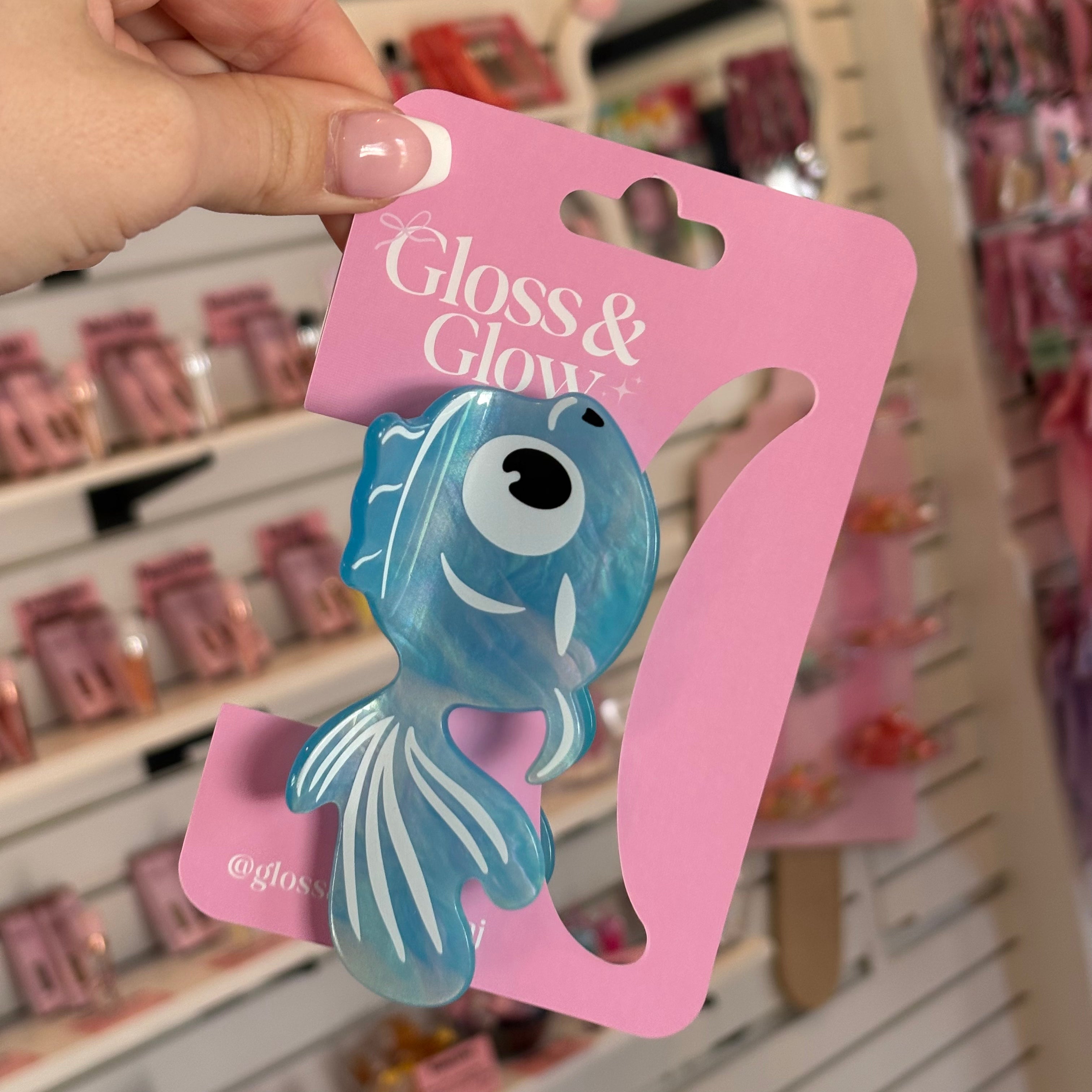 Blue Guppy Clip