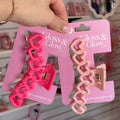 Pink Hearts Claw Clip