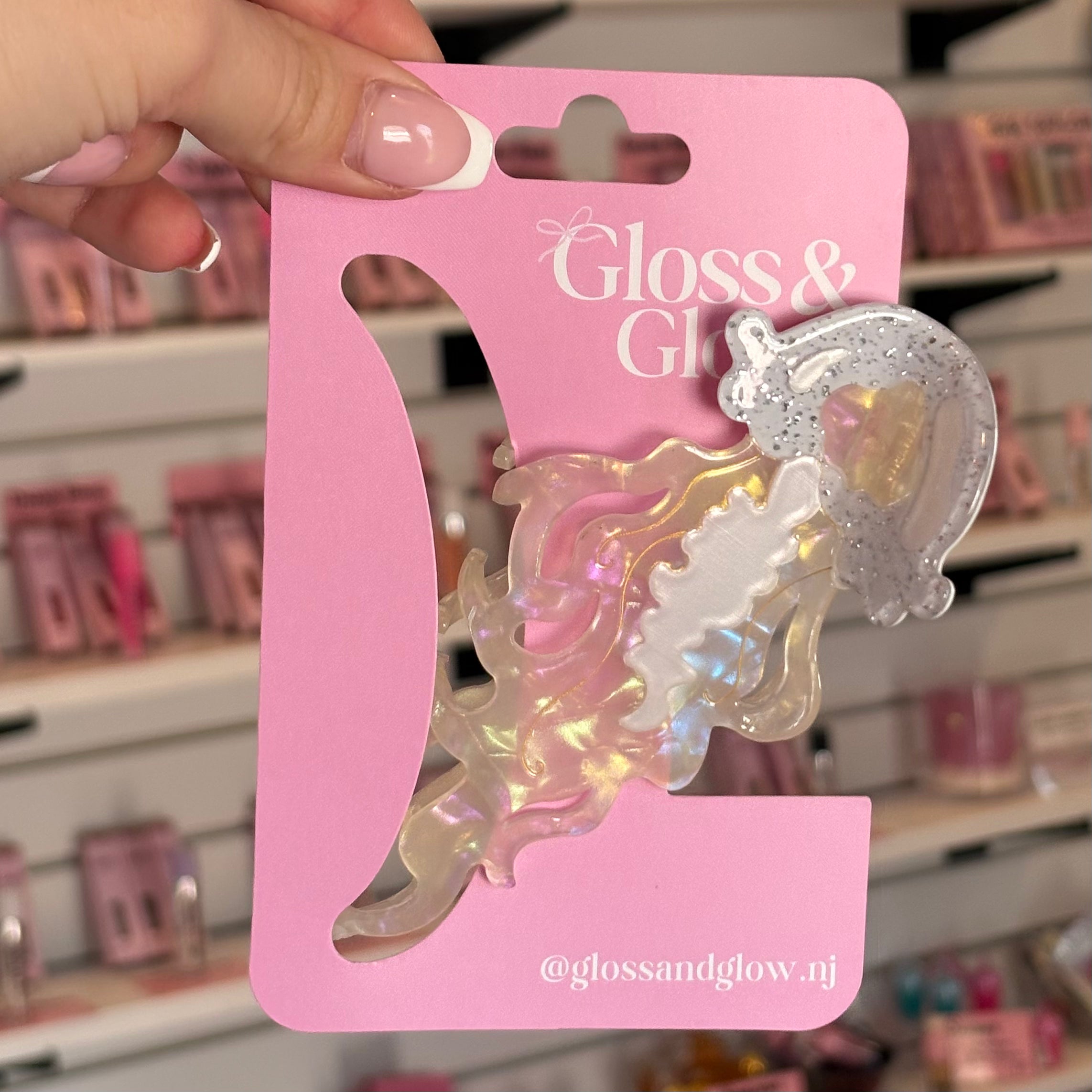 White Jellyfish Clip