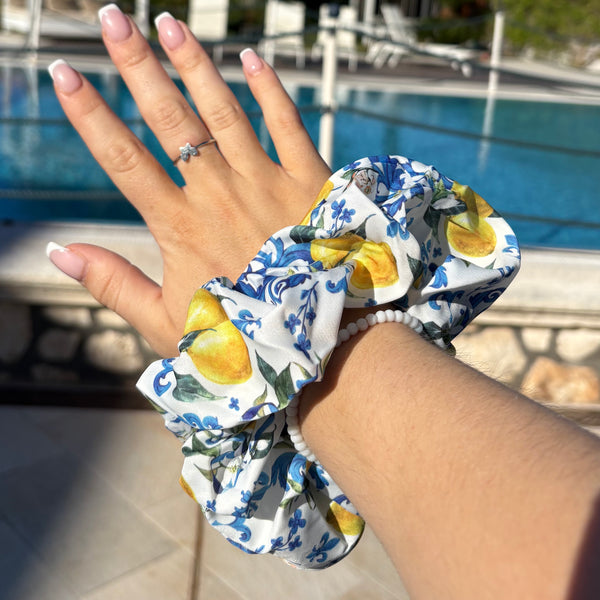 XL Lemon Scrunchie FROM ITALY
