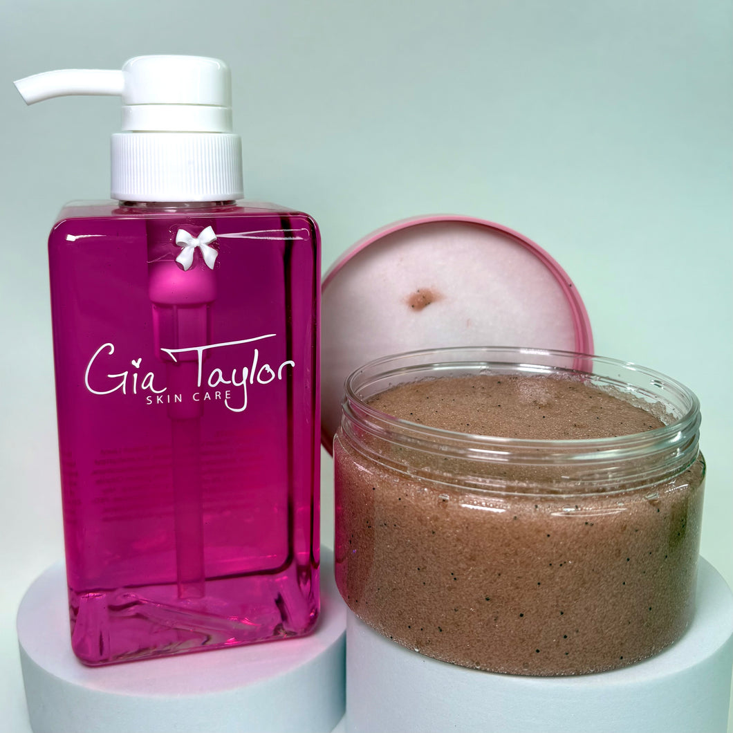 Dragonfruit & Pear Shower Gel + Sugar Scrub DUO