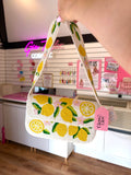 Lemon Beaded Shoulder Bag