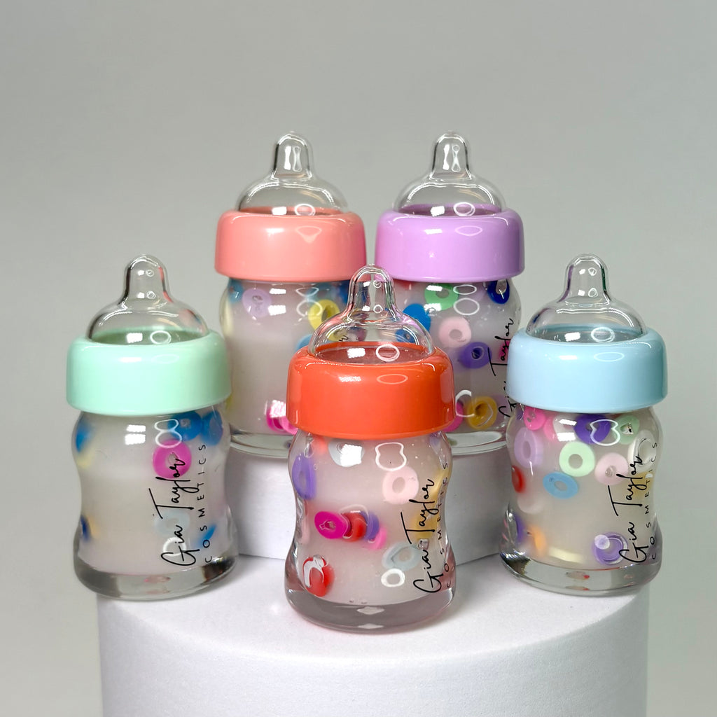 Fruity Cereal 🥣 Milk Gloss Baby Bottles