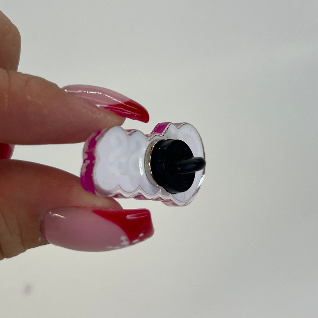 "Gloss" Clear Acrylic PIN