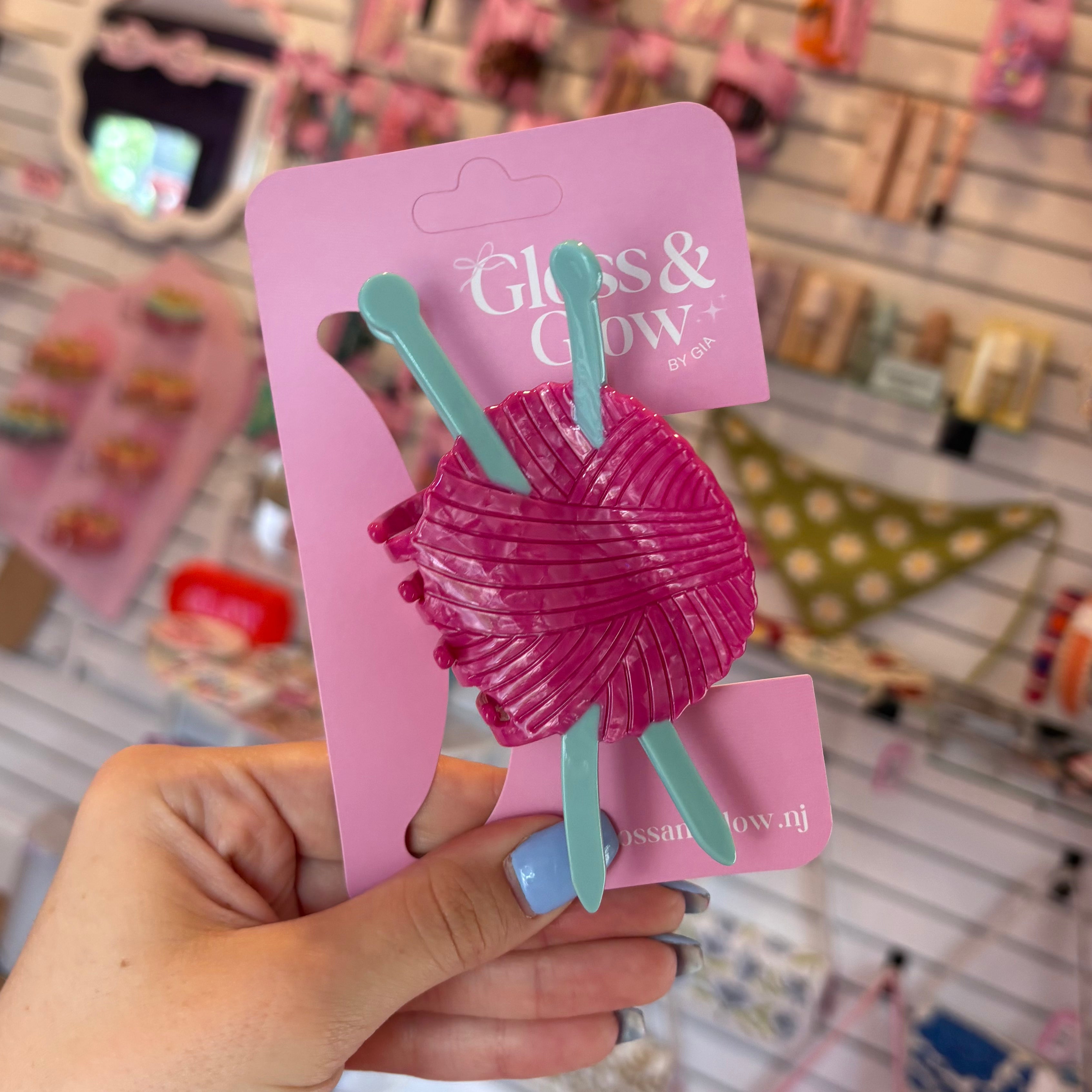 Knitting Needle Hair Claw