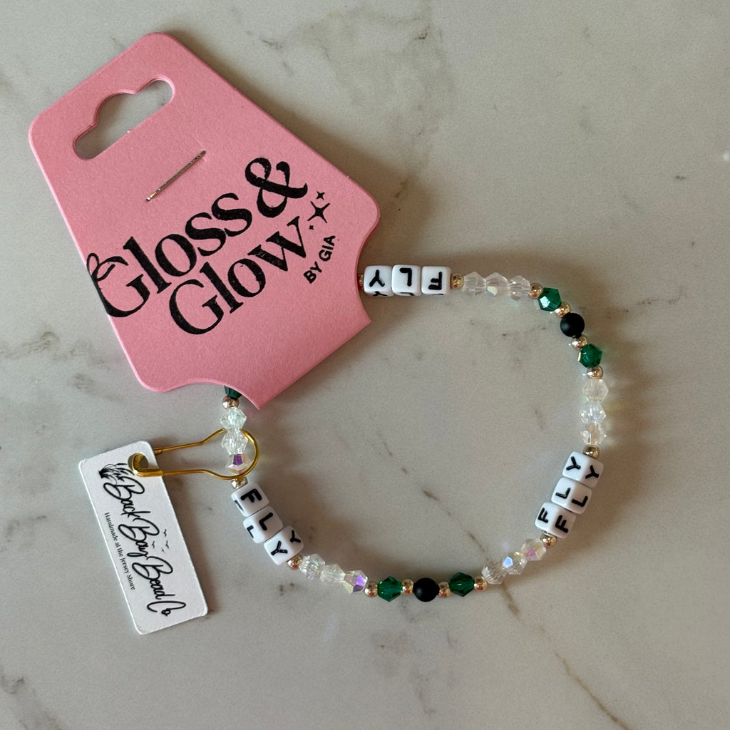 "Fly" Back Bay Beads Bracelet