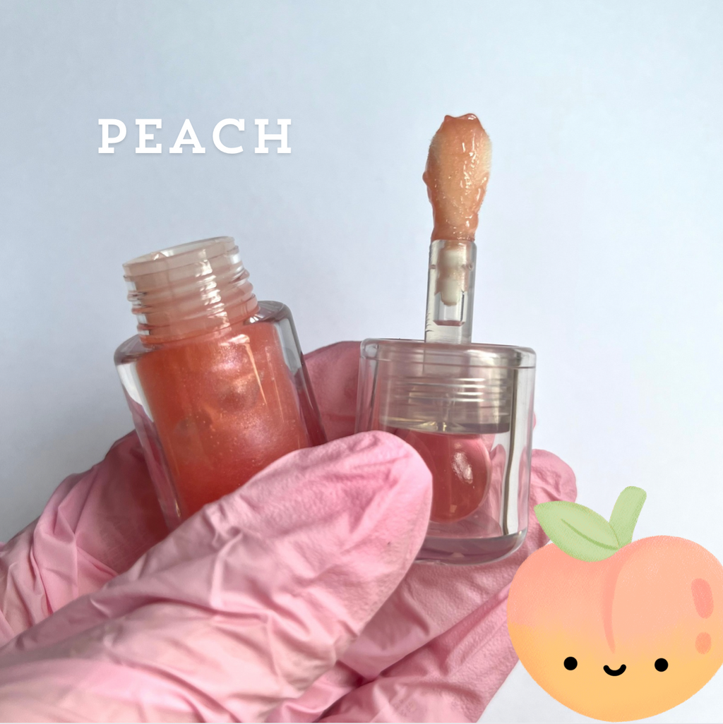 RATTLE Glosses // Strawberry and Peach