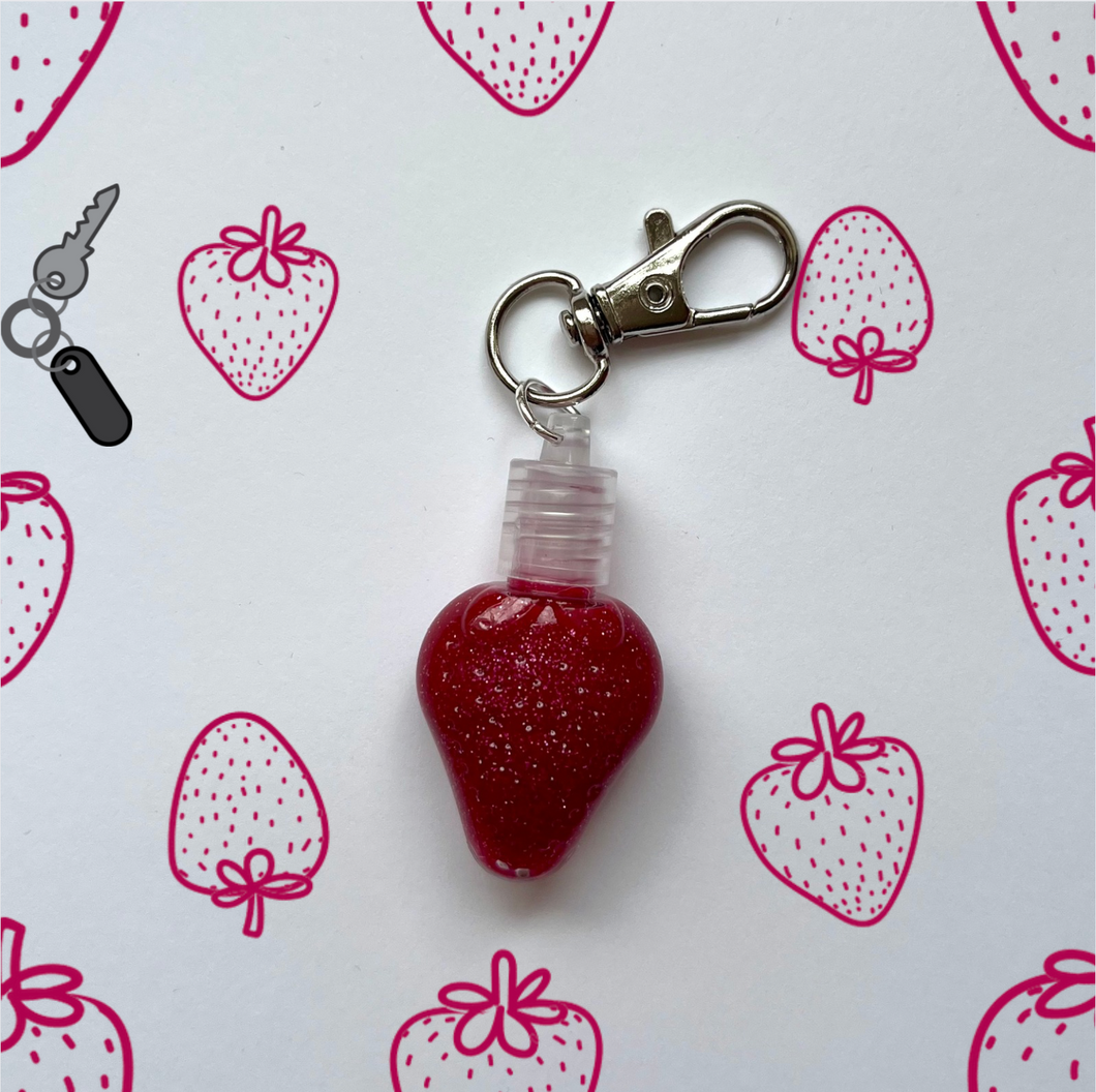 Keychain Strawberry Gloss