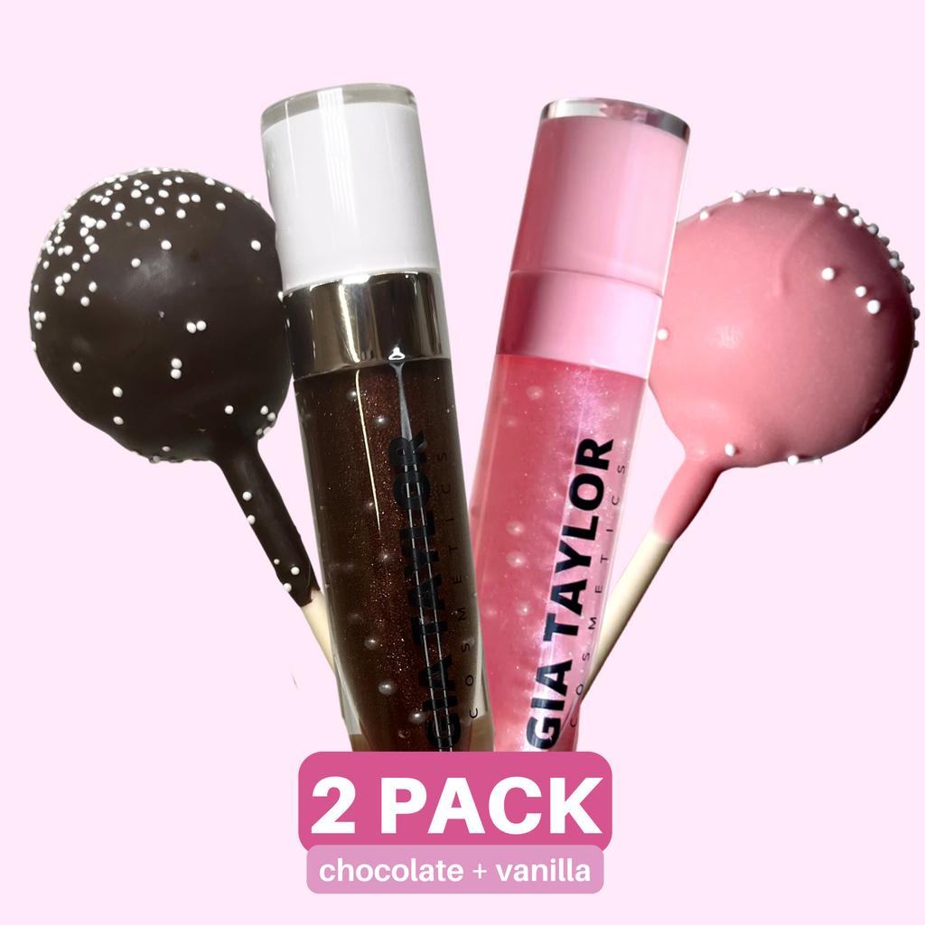 2pc Choc. + Vanilla Cakepop Glosses