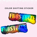 "Frostbite" Color-Shifting Sticker