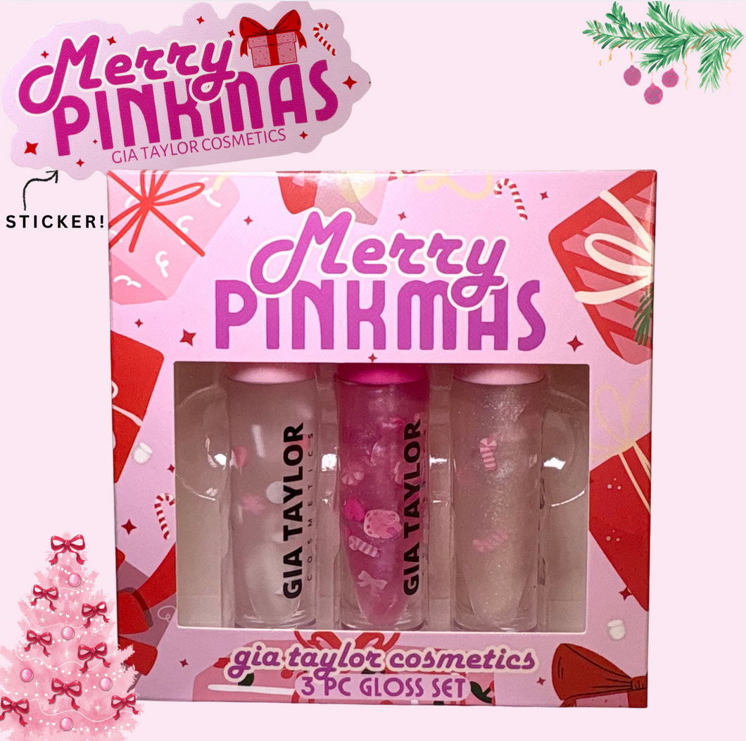 PINKMAS 3pc Gloss Set