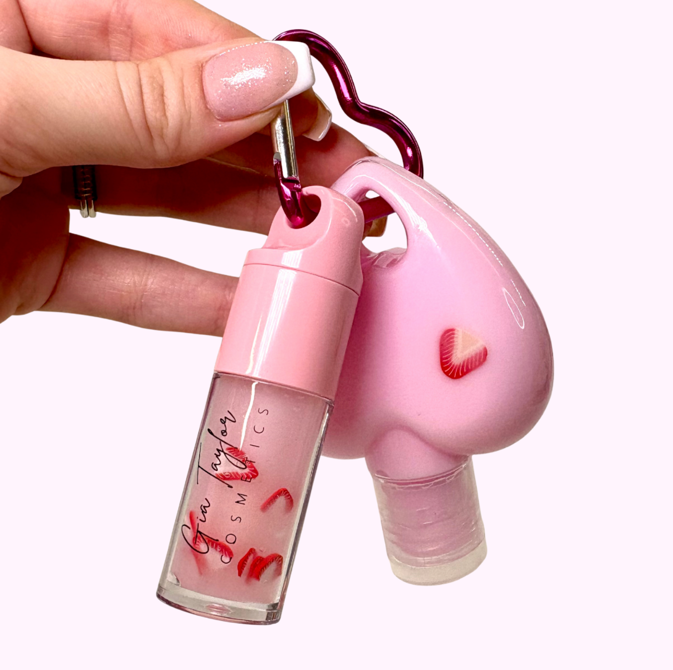 STRAWBERRY COCONUT Keychain Lotion & Gloss Duo