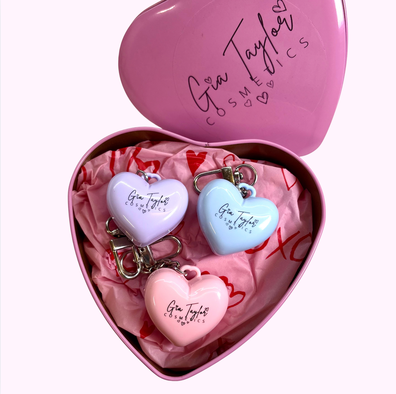 2026 Valentines Keychain BALM Set (Gift Tin Optional)