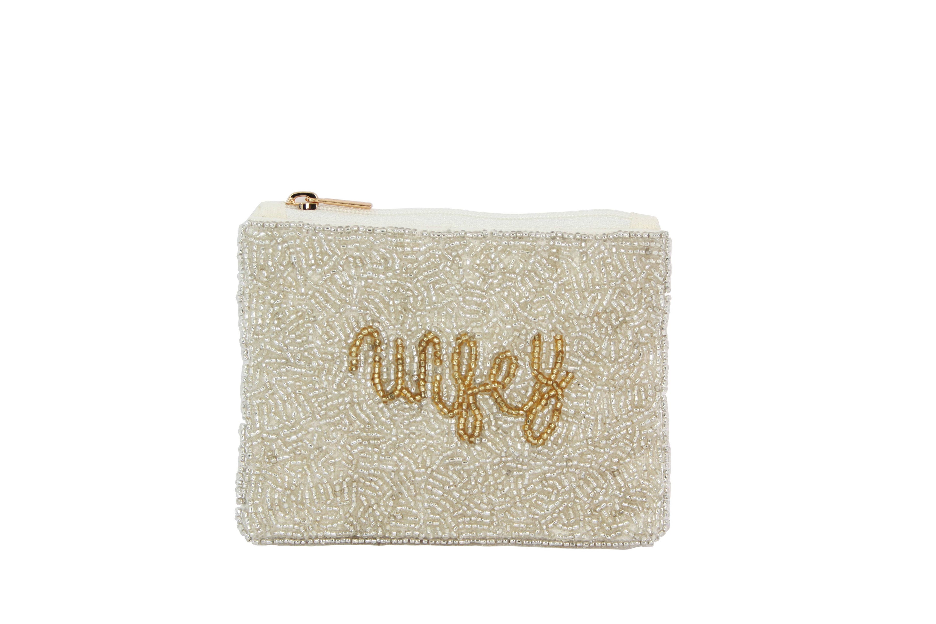 Wifey Beaded Coin Purse