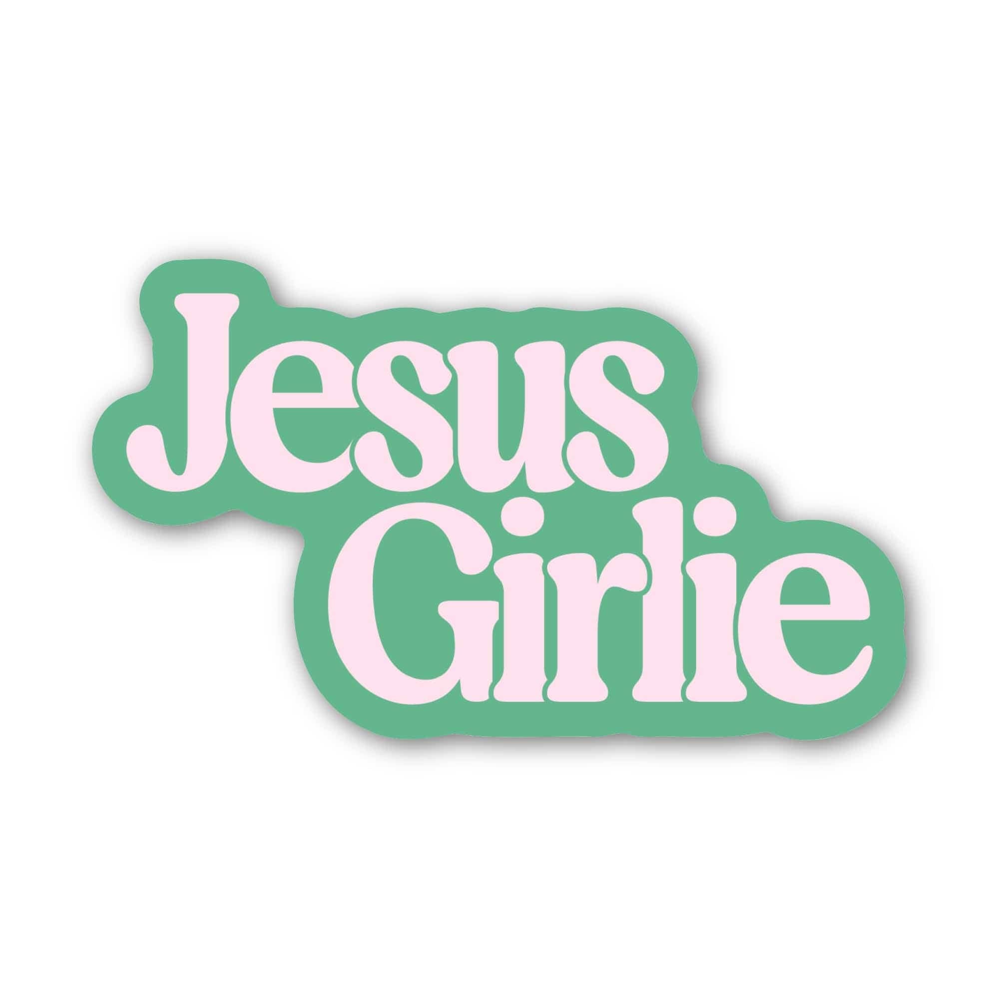 Jesus Girlie Faith Sticker