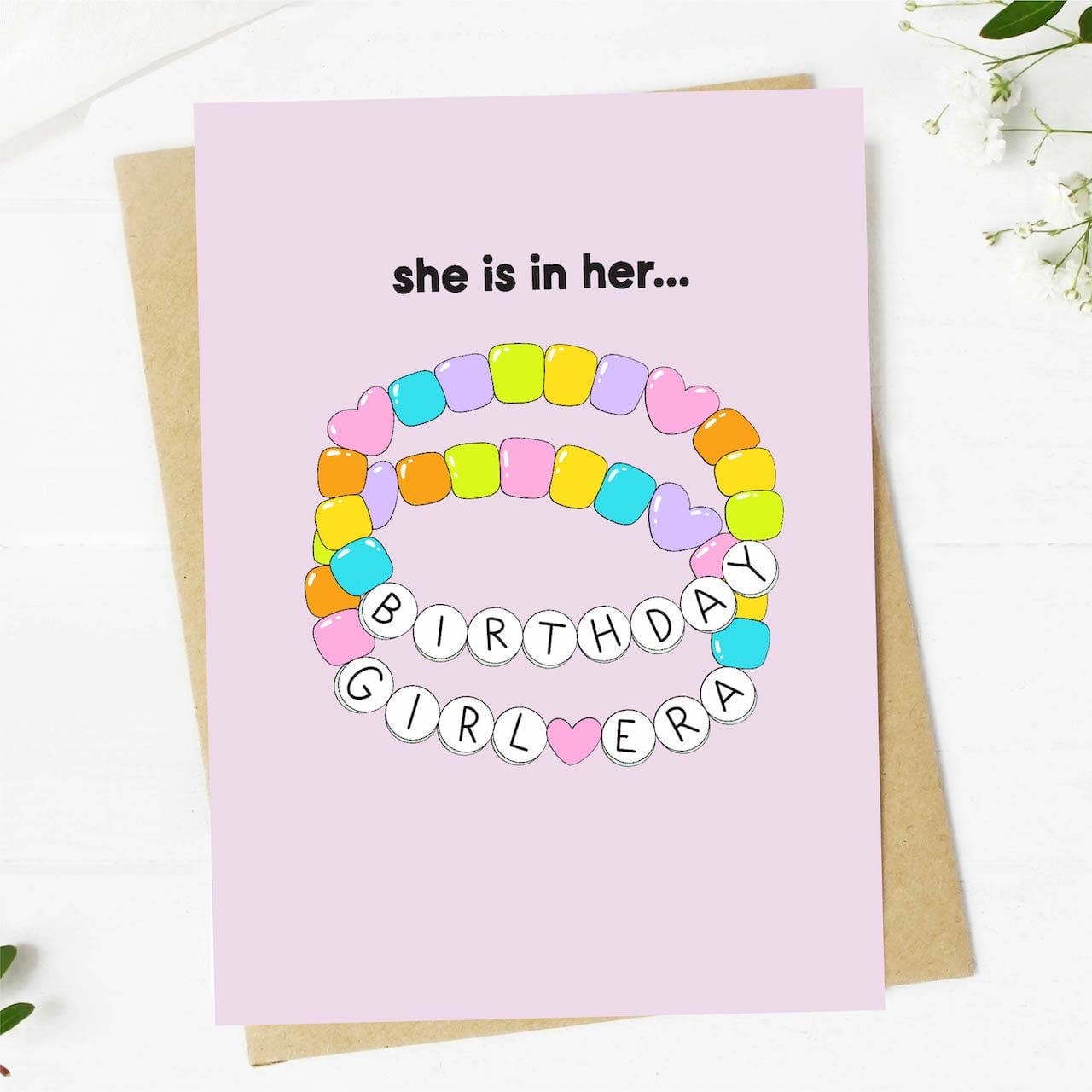 Birthday Girl Era Birthday Card