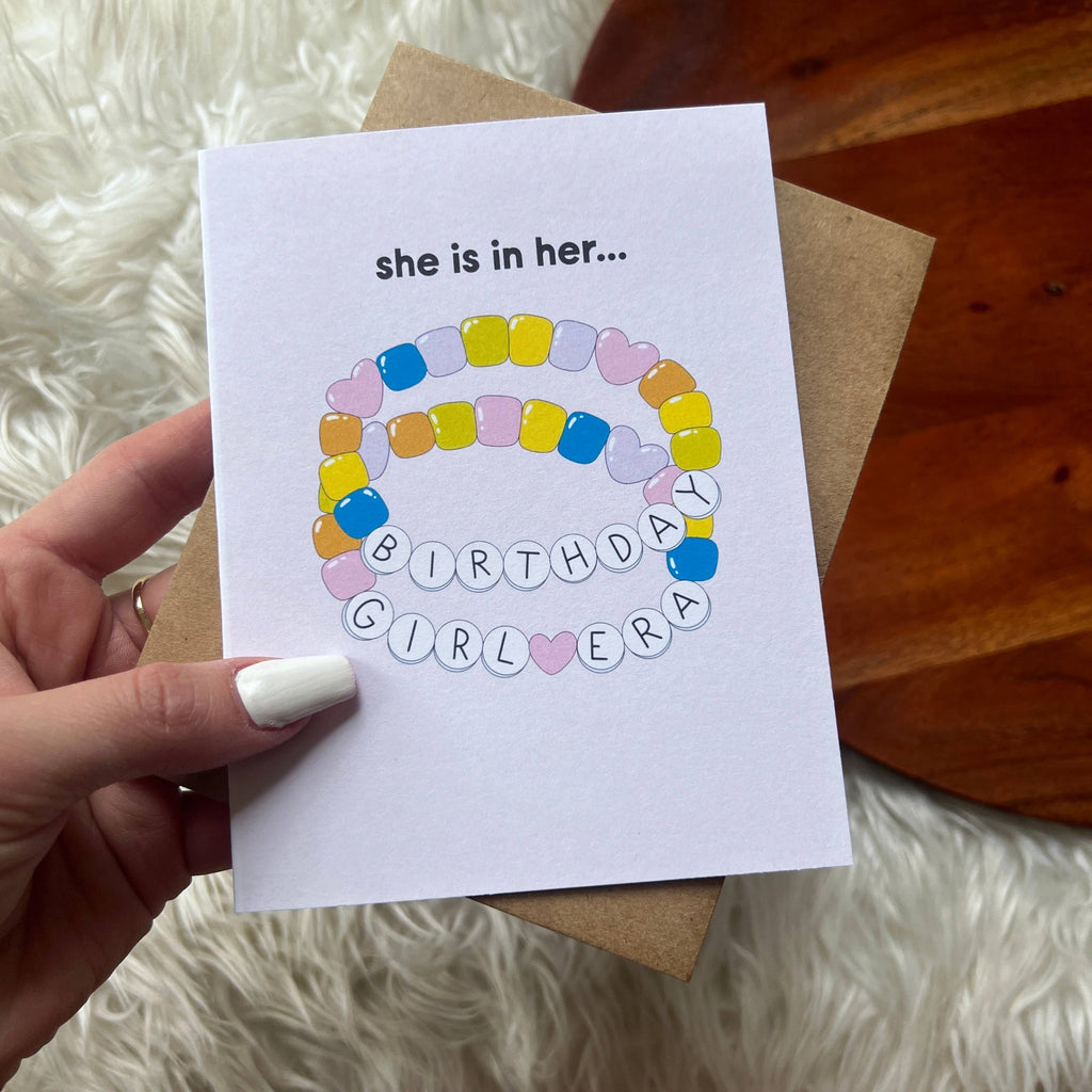 Birthday Girl Era Birthday Card