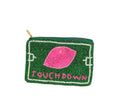 Touchdown Beaded Coin Purse