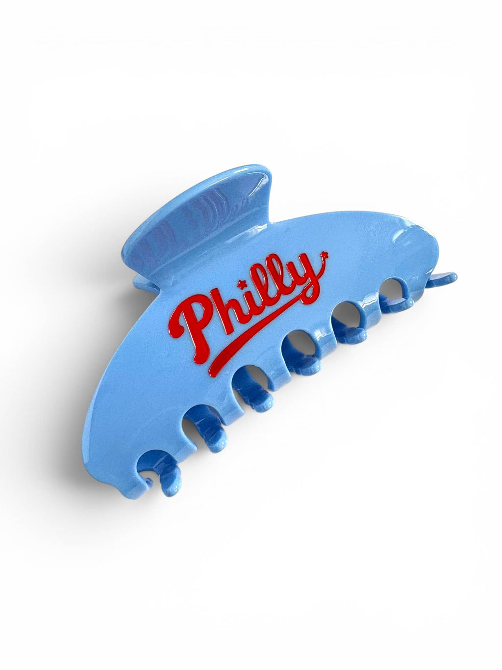 Philly Retro Blue Claw Clip