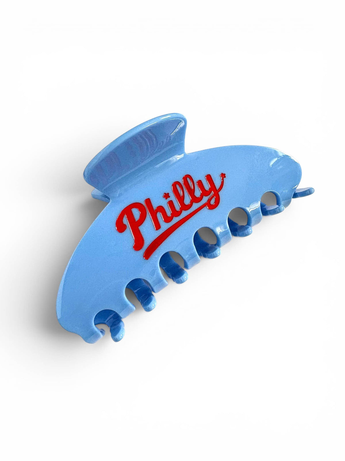 Philly Retro Blue Claw Clip
