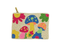 Colorful Mushroom Beaded Coin Purse 