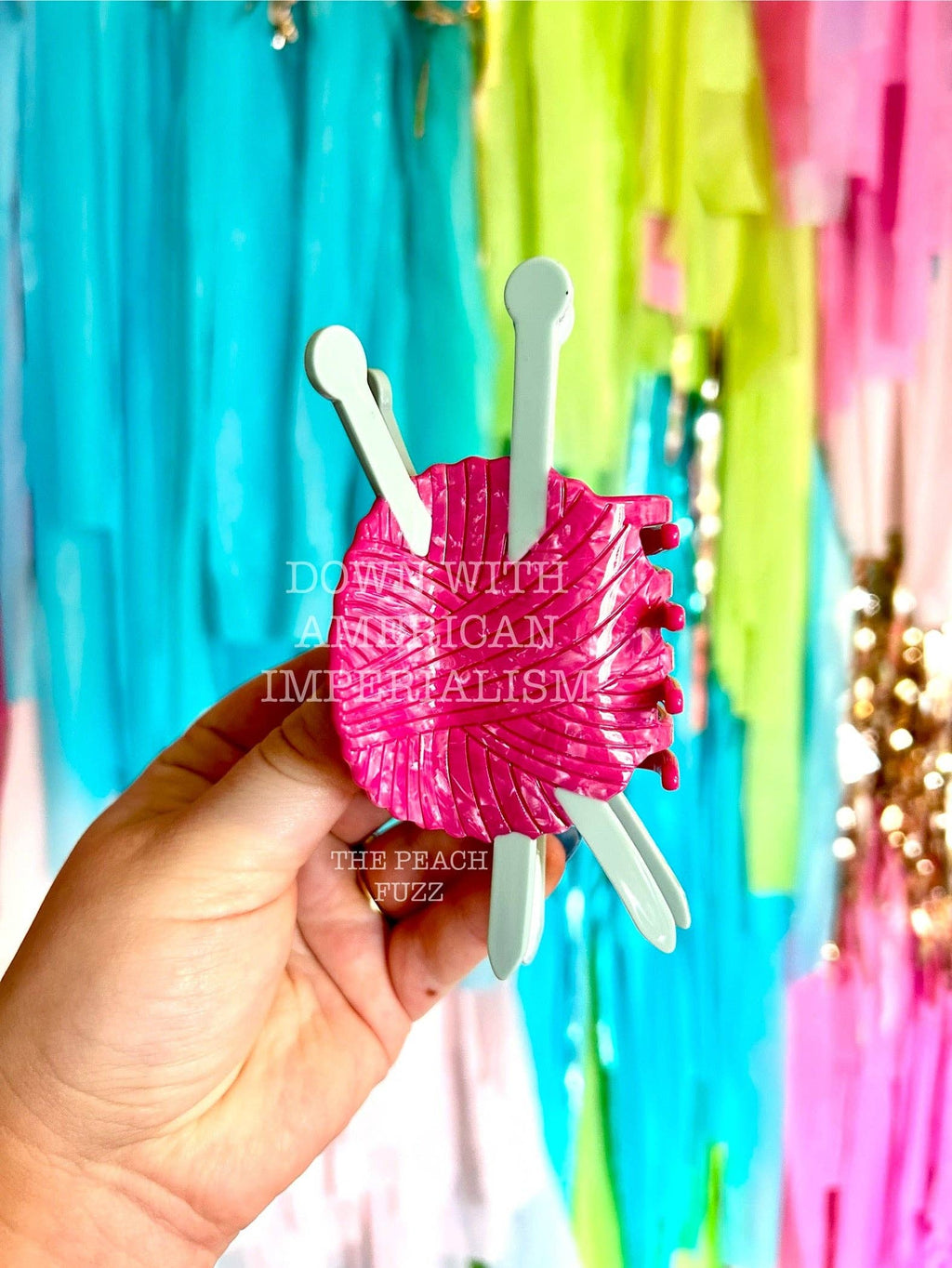 Knitting Needle Hair Claw